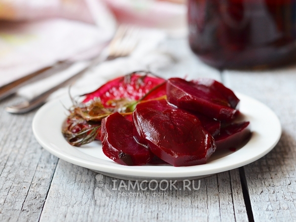 Свекла, маринованная с апельсином, рецепт с фото