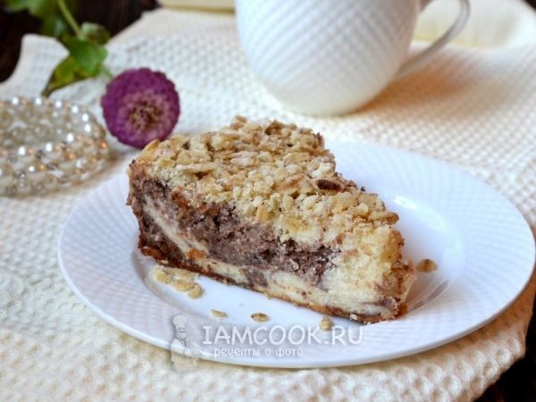 Мраморная творожная запеканка, рецепт с фото