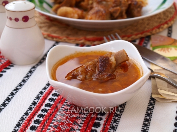 Маринад для свиных рёбрышек, рецепт с фото