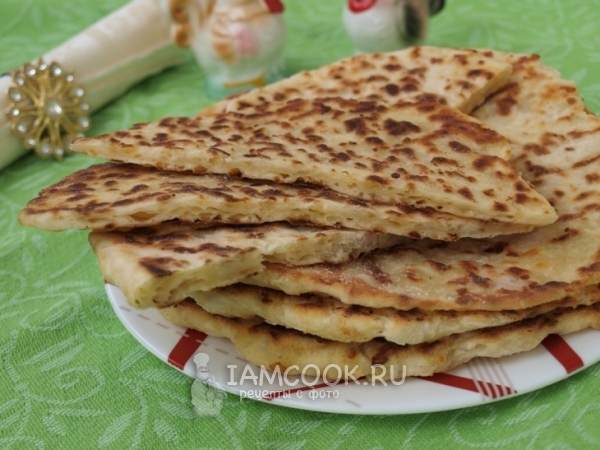 Сырные лепёшки на кефире, рецепт с фото