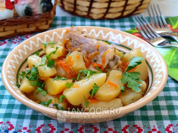 Жаркое из курицы, рецепт с фото