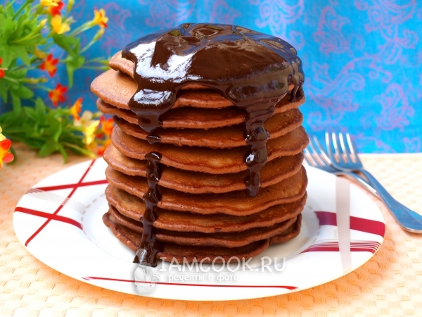 Панкейки с шоколадом, рецепт с фото