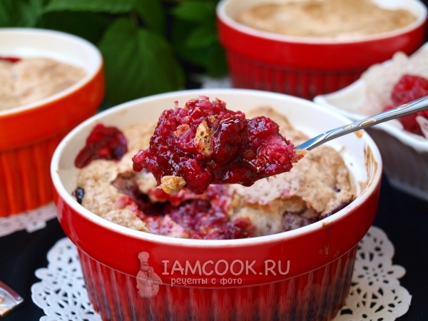 Малина под кокосовым покрывалом, рецепт с фото