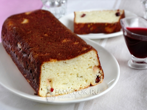 Творожная запеканка диетическая, рецепт с фото