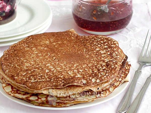 Дрожжевые блины по ГОСТу, рецепт с фото