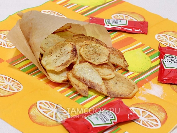 Картофельные чипсы в домашних условиях, рецепт с фото