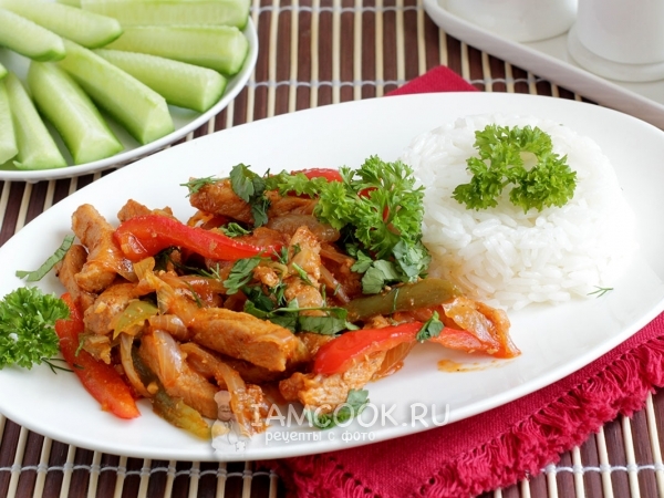 Мясо по-дунгански, рецепт с фото