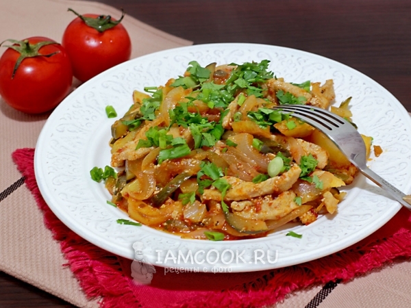 Азу из свинины, рецепт с фото