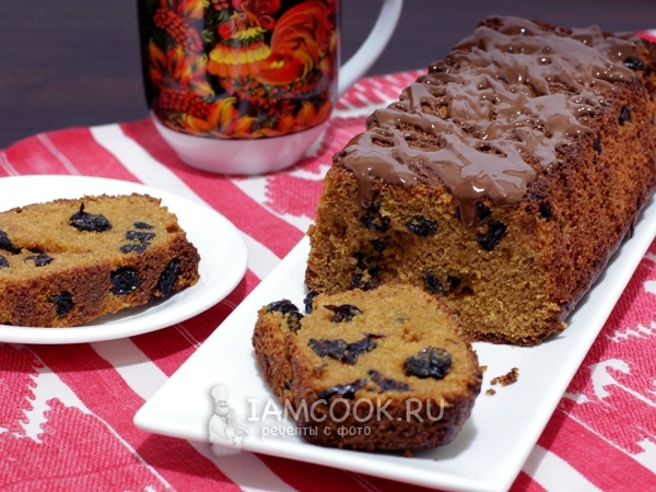 Карамельный кекс на кукурузной муке, рецепт с фото