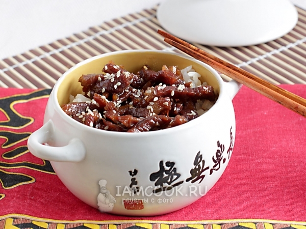 Говядина Сигурэни, рецепт с фото