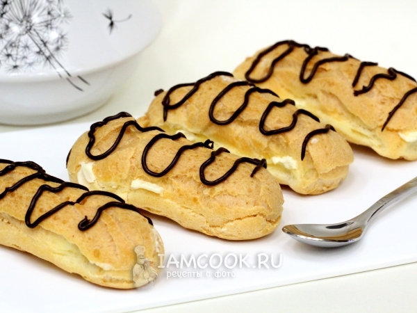 Эклеры по ГОСТу, рецепт с фото