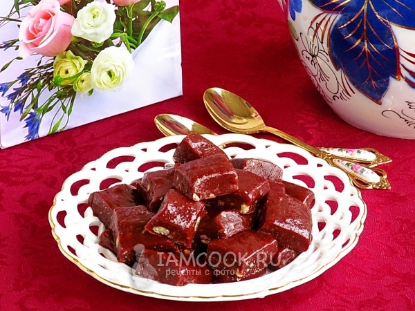 Шоколадно-медовая карамель, рецепт с фото