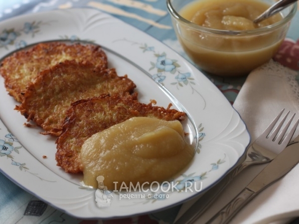 Драники по-немецки, рецепт с фото
