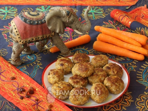 Котлеты по-индийски, рецепт с фото
