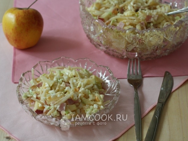 Porreesalat – салат с луком-пореем, рецепт с фото