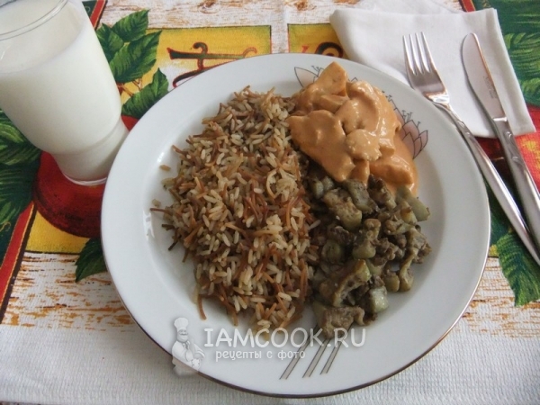 Рис с лапшой по-арамейски, рецепт с фото