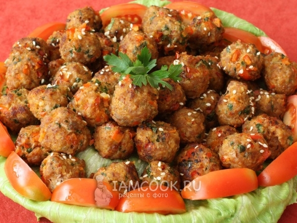 Фрикадельки с булгуром по-арамейски, рецепт с фото