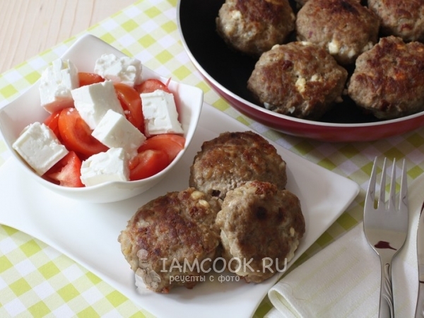 Котлеты по-гречески, рецепт с фото