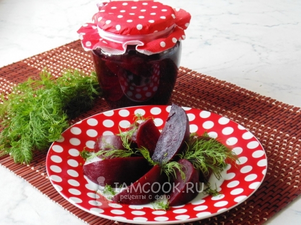 Маринованная свекла на зиму, рецепт с фото