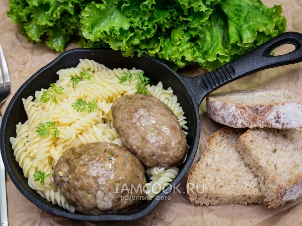 Мясные котлеты, запеченные в духовке, рецепт с фото