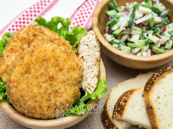 Куриные биточки, рецепт с фото
