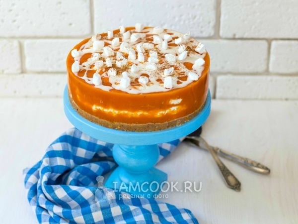 Тыквенный чизкейк, рецепт с фото