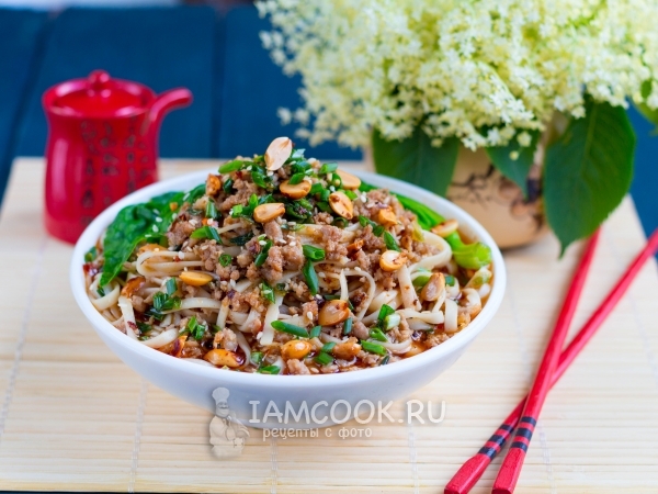 Лапша Дан-Дан, рецепт с фото