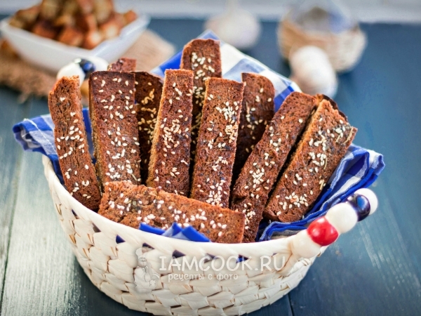 Крутоны, рецепт с фото