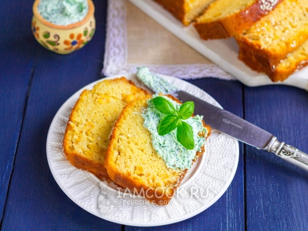 Трижды кукурузный хлеб, рецепт с фото