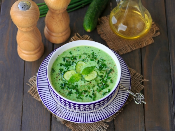 Огуречный суп, рецепт с фото
