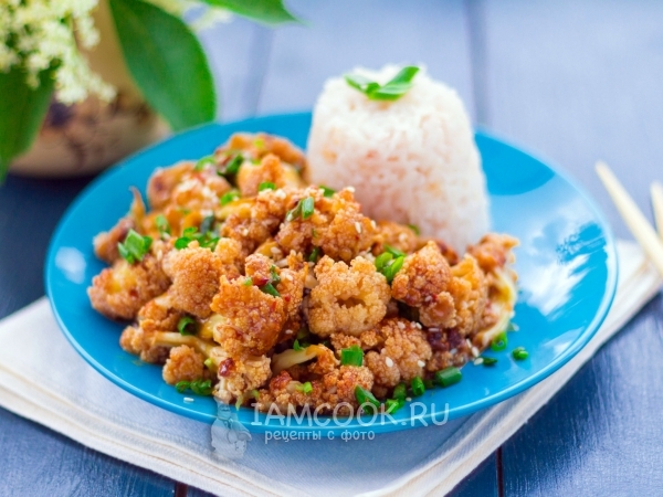 Цветная капуста генерала Цо, рецепт с фото