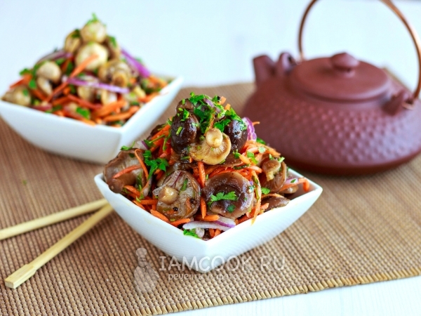 Грибы по-корейски, рецепт с фото