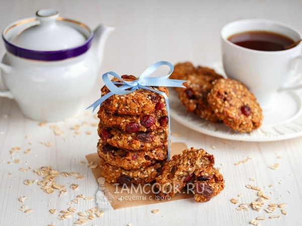 Овсяное печенье с бананом, рецепт с фото