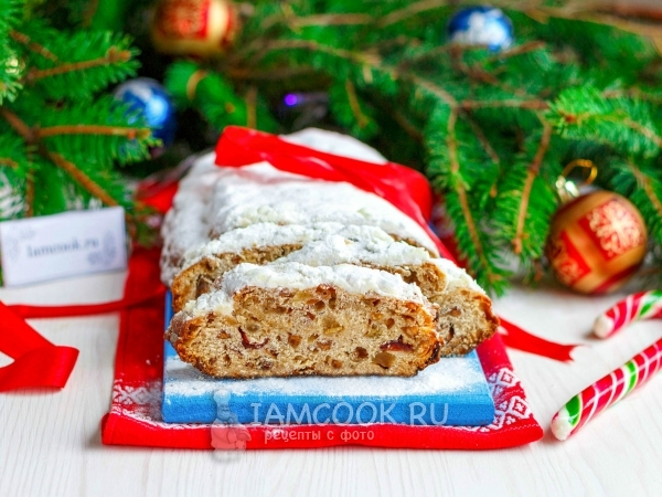 Дрезденский рождественский штоллен, рецепт с фото