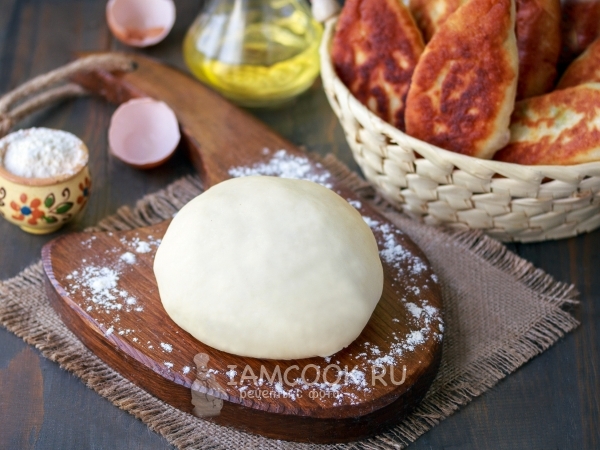 Быстрое тесто для жареных пирожков, рецепт с фото