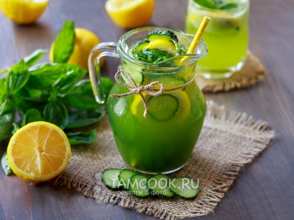 Огуречный лимонад, рецепт с фото