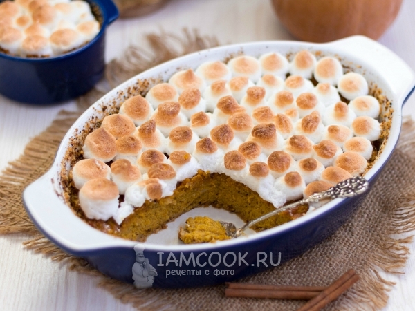 Пудинг из тыквы, рецепт с фото