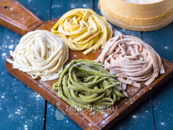 Домашняя лапша «Удон», рецепт с фото