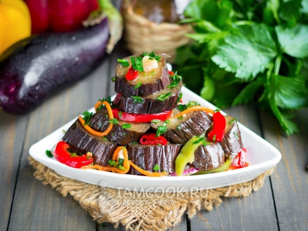 Маринованные баклажаны быстрого приготовления, рецепт с фото