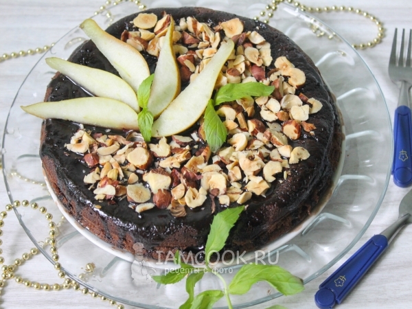 Шоколад на кипятке в глазури с орехами, рецепт с фото