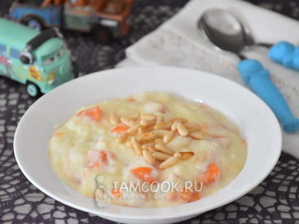 Манная каша с тыквой, рецепт с фото