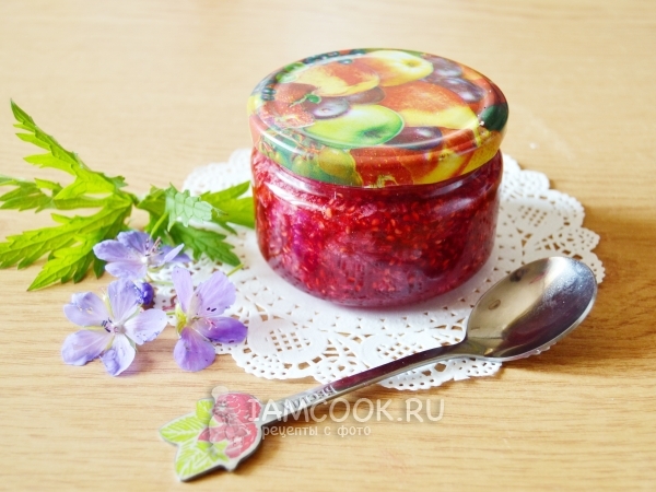 Варенье из малины без варки, рецепт с фото