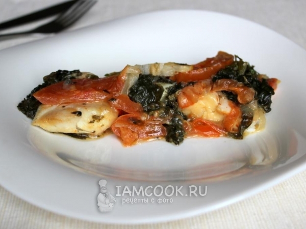 Рыба по-гречески, рецепт с фото