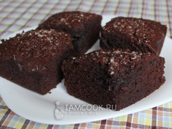 Шоколадный пирог Брауни, рецепт с фото