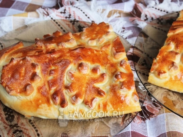 Кулебяка с капустой и мясным фаршем, рецепт с фото