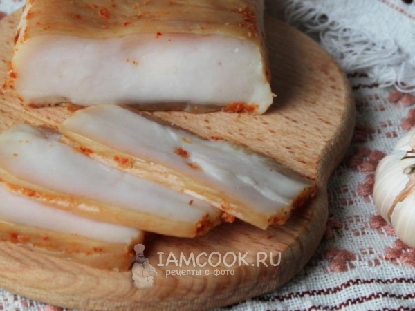 Сало соленое по-домашнему, рецепт с фото