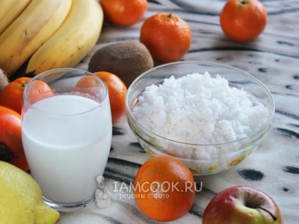 Кокосовое молоко и стружка , рецепт с фото