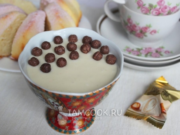 Творожный мусс с зефиром, рецепт с фото