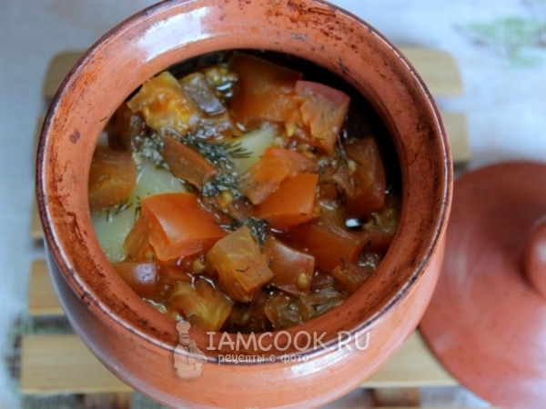 Чанахи из говядины в горшочках, рецепт с фото