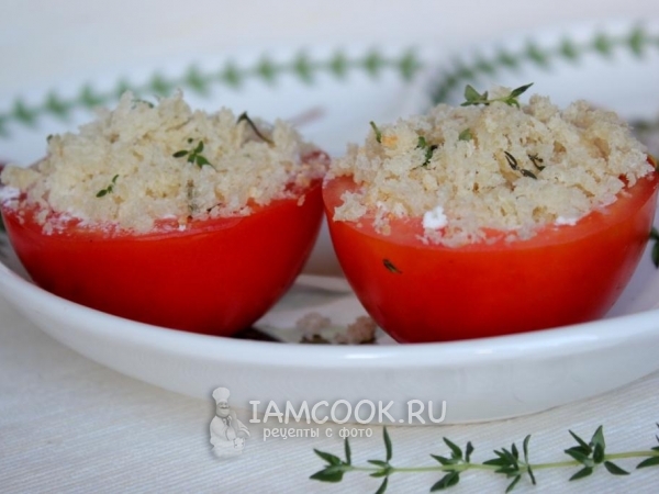 Помидоры фаршированные рикоттой, рецепт с фото